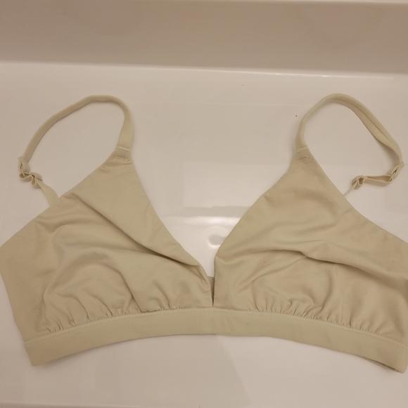 Skims Everybody Triangle Bralette Stretch Cotton Triangle Bralette SKIMS - Picture 5 of 9
